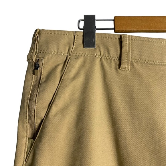 Eddie Bauer Men's Tan Slim Straight Chino Pants - Picture 4 of 11